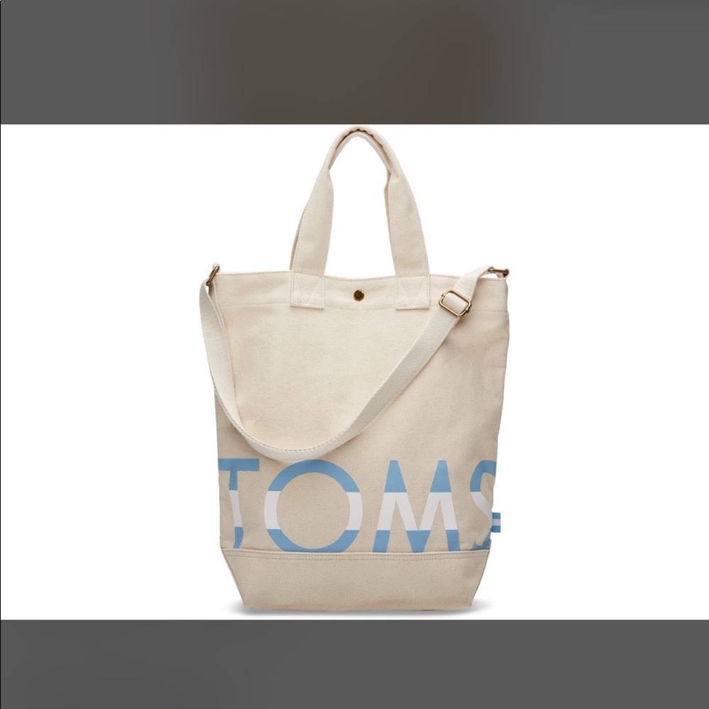 Natural Toms Compass Tote Bag